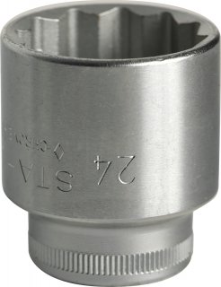3/8" Steckschlüsseleinsatz SW 24mm L.35mm
