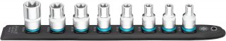 HAZET SmartRail ∙ Flexible Kunststoff-Steckleiste 900E-SR/8 ∙ 1/2 Zoll (12,5 mm) Vierkant hohl ∙ Außen TORX® Profil ∙ 8-teilig ∙