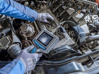 HAZET HD Endoskop Satz mit Front- und Seitenkamera | ⌀ 4,9 mm 4812-11/5FS ∙ 5-teilig