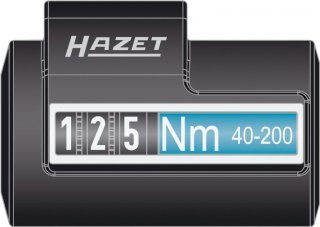 HAZET Drehmomentschlüssel mit DAkkS-Kalibrierschein 5122-2CLTCAL ∙ Drehmomentbereich min-max: 40 – 200 Nm ∙ Genauigkeit: 4% ∙ 1/