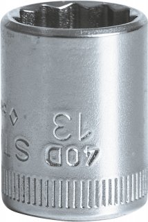 1/4" Steckschlüsseleinsatz SW 13mm L.23mm