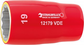 1/2" VDE-Steckschlüsseleinsatz SW 10mm L.56mm