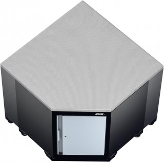 VIGOR Holz-Arbeitsplatte Tief ∙ Fünfeck ∙ V6000-01083-D ∙ L x B x H: 1083 mm x 700 mm x 40 mm