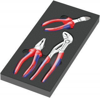 9780 Schaumstoffeinlage KNIPEX Zangen Set 1 | 3-teilig