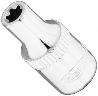 VIGOR Steckschlüsseleinsatz ∙ V7920-EP5 ∙ 1/4 Zoll (6,3 mm) Vierkant hohl ∙ Außen TORX® Plus Profil ∙ SW E5+