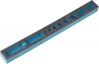HAZET 2-Komponenten Weichschaumeinlage 163-131L ∙ L x B: 519 mm x 50 mm