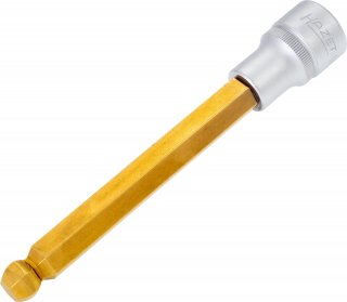 HAZET Schraubendreher-Steckschlüsseleinsatz 986KK-12 ∙ 1/2 Zoll (12,5 mm) Vierkant hohl ∙ Innensechskant Profil ∙ SW 12 mm
