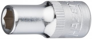 HAZET Steckschlüsseleinsatz 850-5.5 ∙ 1/4 Zoll (6,3 mm) Vierkant hohl ∙ Außen Sechskant-Tractionsprofil ∙ SW 5,5 mm