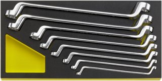 Doppelringschlüssel-Satz  TCS StahlwilleSTABIL® 20/8 6x7-19x22MF 8 St.