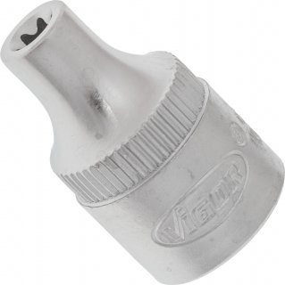 VIGOR T Steckschlüsseleinsatz ∙ V2725N ∙ 3/8 Zoll (10 mm) Vierkant hohl ∙ Außen TORX® Profil ∙ SW E5