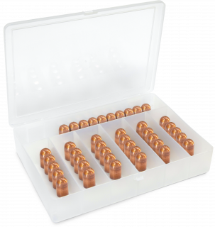 SCHACHTEL MIT 40 RUNDEN CAPS TYP F SCHACHTEL MIT 40 RUNDEN CAPS TYP F