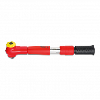 HAZET Drehmomentschlüssel ∙ schutzisoliert 5121KV ∙ Drehmomentbereich min-max: 20 – 120 Nm ∙ Genauigkeit: 4% ∙ 1/2 Zoll (12,5 mm