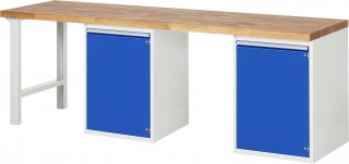 Werkbank 7501A8 | B2500xT700xH890mm | 2xTür