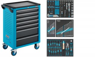 HAZET Werkstattwagen Assistent 176N-7 ∙ Sortiment 176N-7/147 ∙ 147-teilig