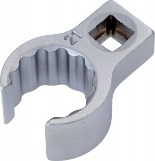 HAZET Ringschlüssel ∙ offen 848Z-22 ∙ 3/8 Zoll (10 mm) Vierkant hohl ∙ Außen Doppelsechskant Profil ∙ SW 22 mm ∙ Innenvierkant 1