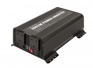 Wechselrichter PSW 1002W - 12V - Fernsteuerung Bildschirm - UK