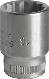 3/8" Steckschlüsseleinsatz SW 16mm L.31mm