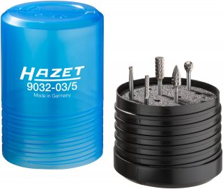HAZET Hartmetall Frässtift Satz ∙ 3 mm 9032-03/5 ∙ 5-teilig