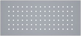 VIGOR Lochwandplatte ∙ 676 x 301 mm ∙ V6000-05S ∙ L x B: 676 mm x 301 mm