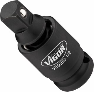 VIGOR Schlagschrauber Gelenkstück ∙ V5505N-1/2 ∙ 1/2 Zoll (12,5 mm) Vierkant hohl ∙ 1/2 Zoll (12,5 mm) Vierkant massiv