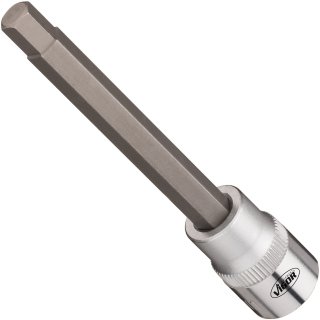 VIGOR Steckschlüsseleinsatz ∙ V7158-6 ∙ 3/8 Zoll (10 mm) Vierkant hohl ∙ Innen Sechskant Profil ∙ SW 7 mm
