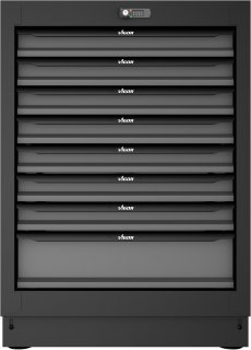 VIGOR Schubladen-Unterschrank ∙ 8 Schubladen ∙ 676 mm ∙ V6000-032 ∙ L x B x H: 676 mm x 500 mm x 953 mm