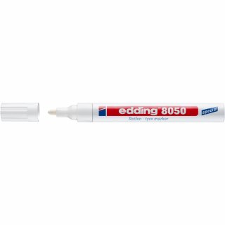 edding Reifenmarker 8050 4-8050049 2-4mm Rundspitze weiß