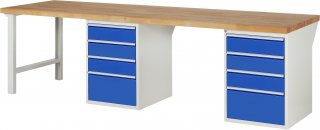 Werkbank 7510A8 | B3000xT900xH890mm | 20xSchublade-TA