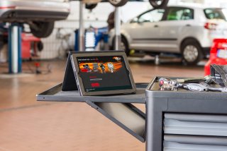 VIGOR Laptop-Tisch ∙ V6221 ∙ L x B: 406 mm x 394 mm