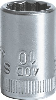 1/4" Steckschlüsseleinsatz SW 10mm L.23mm