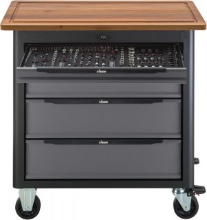 VIGOR Mobile Werkbank Series XL mit Spezialwerkzeug Sortiment ∙ V7280 ∙ 12-teilig ∙ Anzahl Werkzeuge: 12