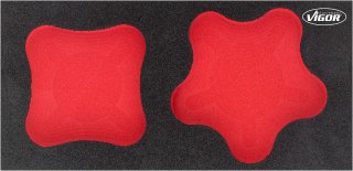 VIGOR Weichschaumeinlage ∙ leer ∙ V5062-L ∙ L x B x H: 393 mm x 188 mm x 35 mm