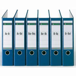 Leitz Registerserie 13240085 DIN A4 A-Z für 24Ordner Tauenpapier grau