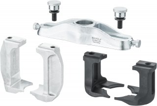 VIGOR Druckfuß Satz ∙ Demontage ∙ für Kompakt-Radlager ∙ V3755 ∙ 2-teilig ∙ Anzahl Werkzeuge: 2