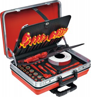 VDE-Werkzeug-Sortiment 13300 VDE L.520mm B.450mm H.285mm 48 St.