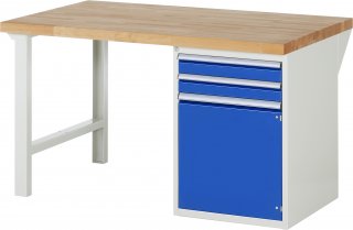 Werkbank 7503A1 | B1500xT900xH890mm | 2xSchublade-VA | 1xTür