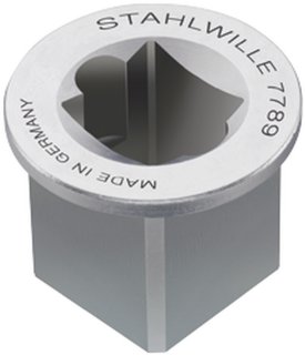 Vergrößerungsstück Innen-4kant 1/2mm Außen-4kant 3/4mm