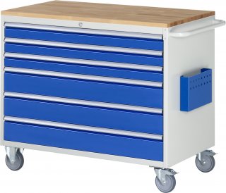 Montagewagen XXL5.9 | B1145xT650xH975mm | 6xSchublade-TA | B-Top-25mm