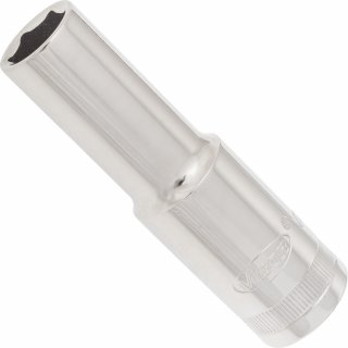 VIGOR Sechskant Steckschlüsseleinsatz ∙ lang ∙ V2581N ∙ 1/2 Zoll (12,5 mm) Vierkant hohl ∙ Außen Sechskant Profil ∙ SW 12 mm