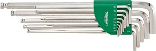 Kugelkopf-Winkelschraubendreher-Satz 10767a/13 Bereich 0,05-3/8 13 St.