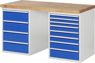 Werkbank 7822A3 | B1500xT700xH890mm | 12xSchublade-TA