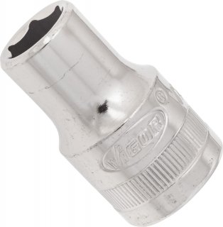 VIGOR Sechskant Steckschlüsseleinsatz ∙ V2598N ∙ 1/2 Zoll (12,5 mm) Vierkant hohl ∙ Außen Sechskant Profil ∙ SW 11 mm