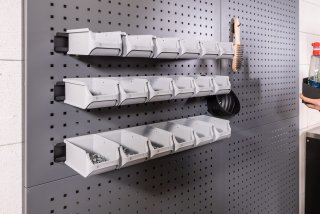 VIGOR Lochwandträger Satz ∙ links und rechts ∙ V6000-047LR ∙ L x B: 1980 mm x 80 mm