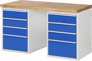 Werkbank 7510A3 | B1500xT700xH890mm | 8xSchublade-TA