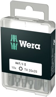 867/1 DIY TORX Bits | TX 20 x 25 mm | 10-teilig