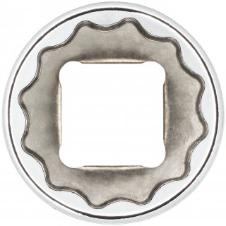 VIGOR Doppelsechskant Steckschlüsseleinsatz ∙ lang ∙ V7538L-13 ∙ 3/8 Zoll (10 mm) Vierkant hohl ∙ Außen Doppelsechskant Profil ∙