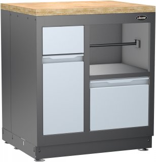 VIGOR Holz-Arbeitsplatte Tief ∙ klein ∙ V6000-0861-D ∙ L x B x H: 861 mm x 700 mm x 40 mm