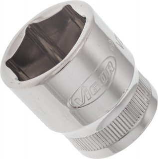 VIGOR Sechskant Steckschlüsseleinsatz ∙ V2265N ∙ 3/8 Zoll (10 mm) Vierkant hohl ∙ Außen Sechskant Profil ∙ SW 19 mm