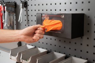 VIGOR Handschuhbox-Halter ∙ V6000-060 ∙ L x B x H: 251,9 mm x 116,5 mm x 123,9 mm