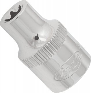VIGOR T Steckschlüsseleinsatz ∙ V2728N ∙ 3/8 Zoll (10 mm) Vierkant hohl ∙ Außen TORX® Profil ∙ SW E8